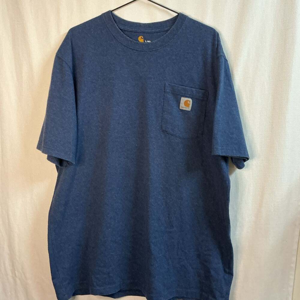 Carhartt Original Fit Short-Sleeve Pocket T-Shirt Blue